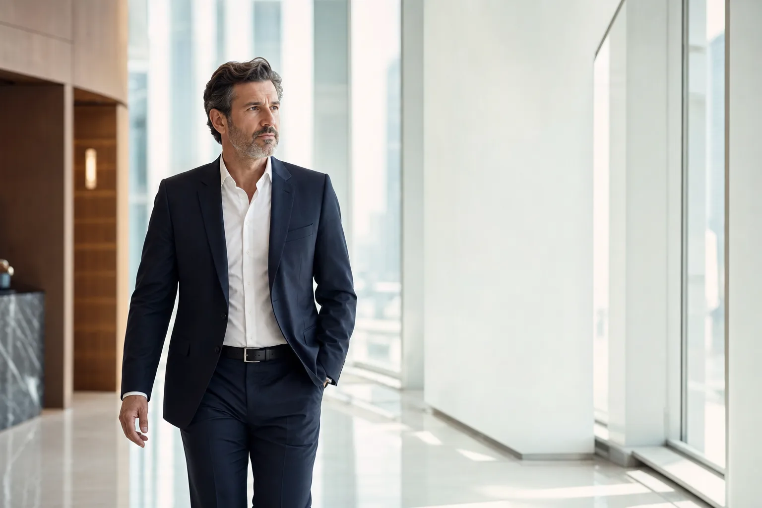A fractional COO at work in a Jersey business setting